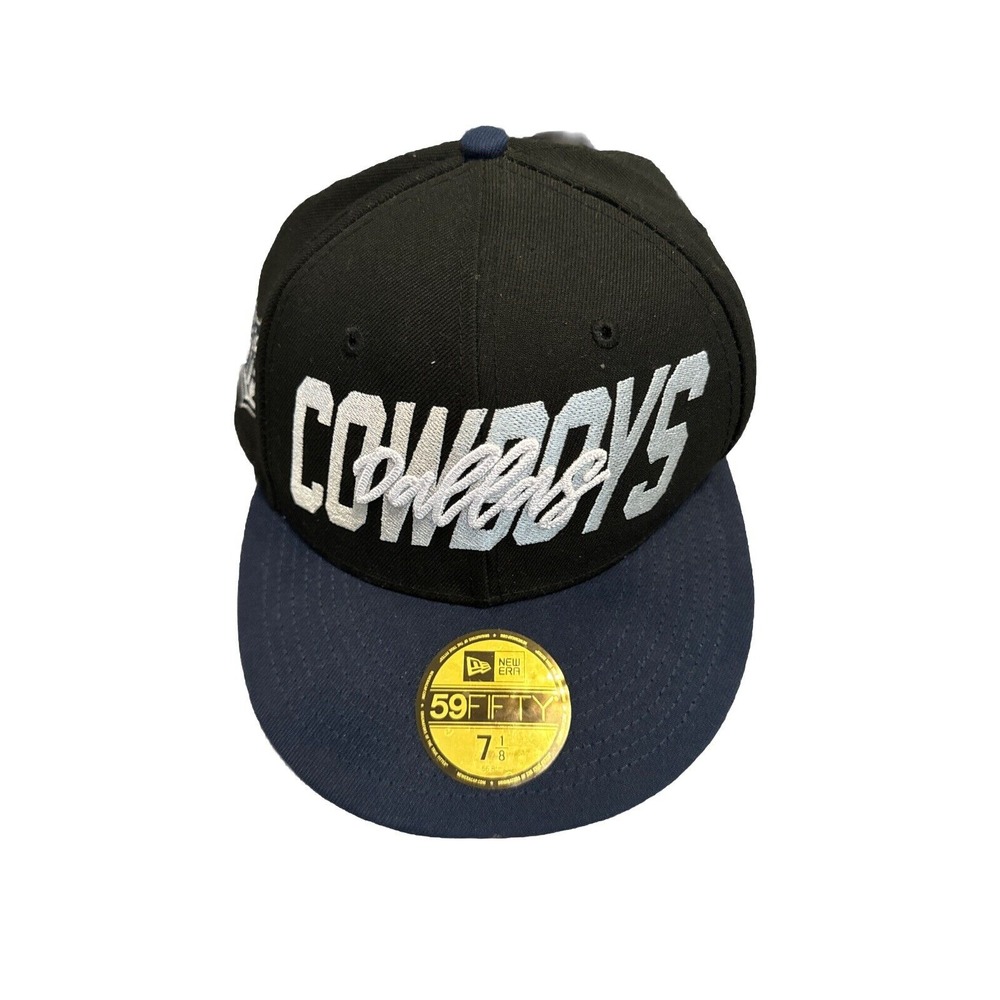 DALLAS COWBOYS '22 DRAFT DAY 59FIFTY MENS‎ FITTED HAT SIZE 7 1/8